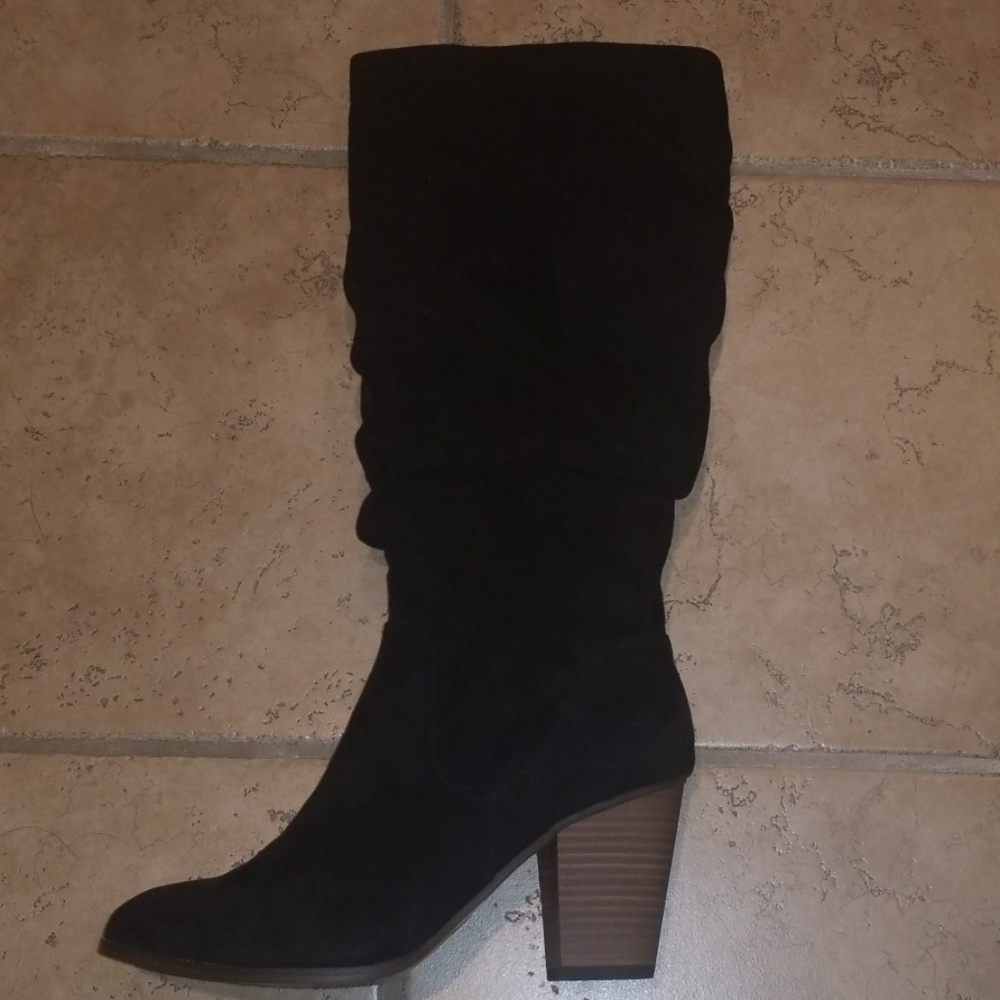 Under the knee boots.